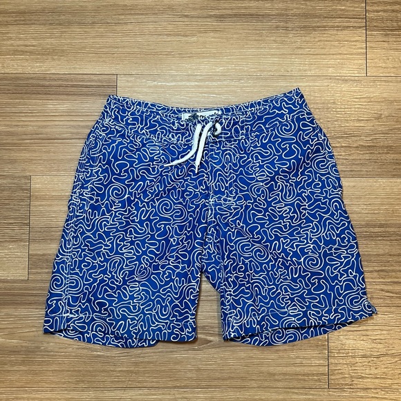 Trunks Surf & Swim Co. Boys Blue Swimsuit Size 6 - Picture 1 of 8